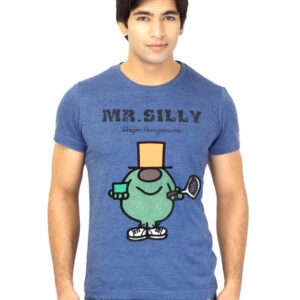 Mr. Men Men Mr.Silly Royal Blue Tshirts
