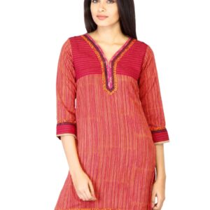Mother Earth Women Orange  Kurta