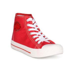 Numero Uno Men's Red Canvas Shoe