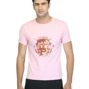 Myntra Men Feared Strom Drive Pink T-shirt