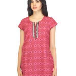 Aurelia Women Printed Red Kurti