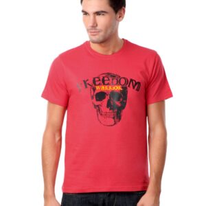 Myntra Men Red Freedom Warior T-shirt