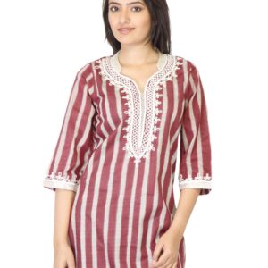 Aneri Women Freya Red Kurta