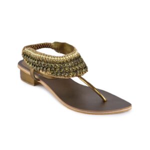 Inc. 5 Women Casual Golden Flats