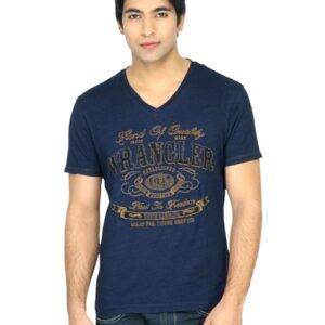 Wrangler Men Indigo Navy Tshirt