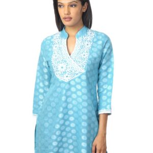 Global Desi Women Blue Tunic