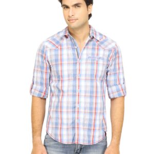 Locomotive Men Check Blue Shirt