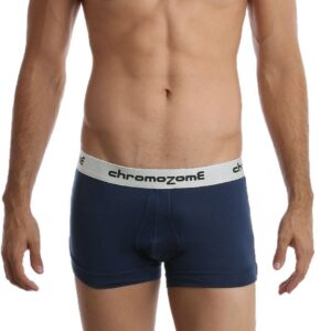 Chromozome Men Navy Blue Trunks