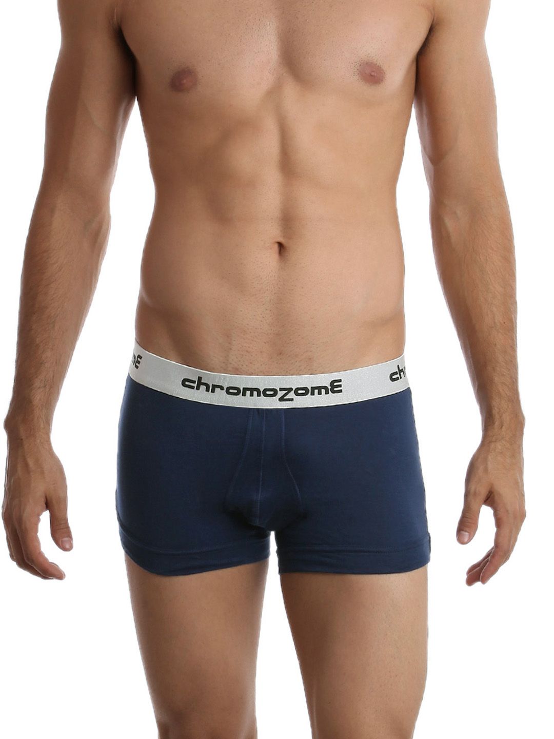 Chromozome Men Navy Blue Trunks