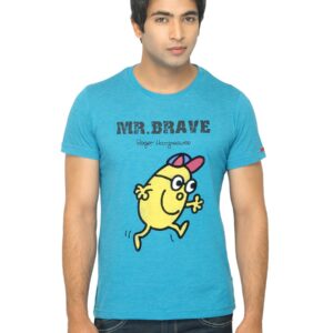 Mr. Men Printed Teal T-shirt