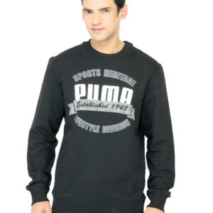 Puma Men Sports Division Black Sweatshirt