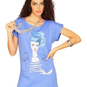 UCB Women's Print Boat Blue Top
