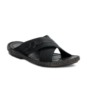 Franco Leone Men Black Sandals