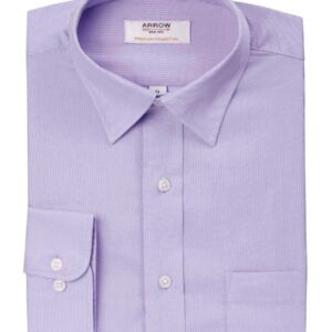 Arrow Men Solid Lavender Shirts