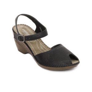 Cobblerz Women Black Sandals