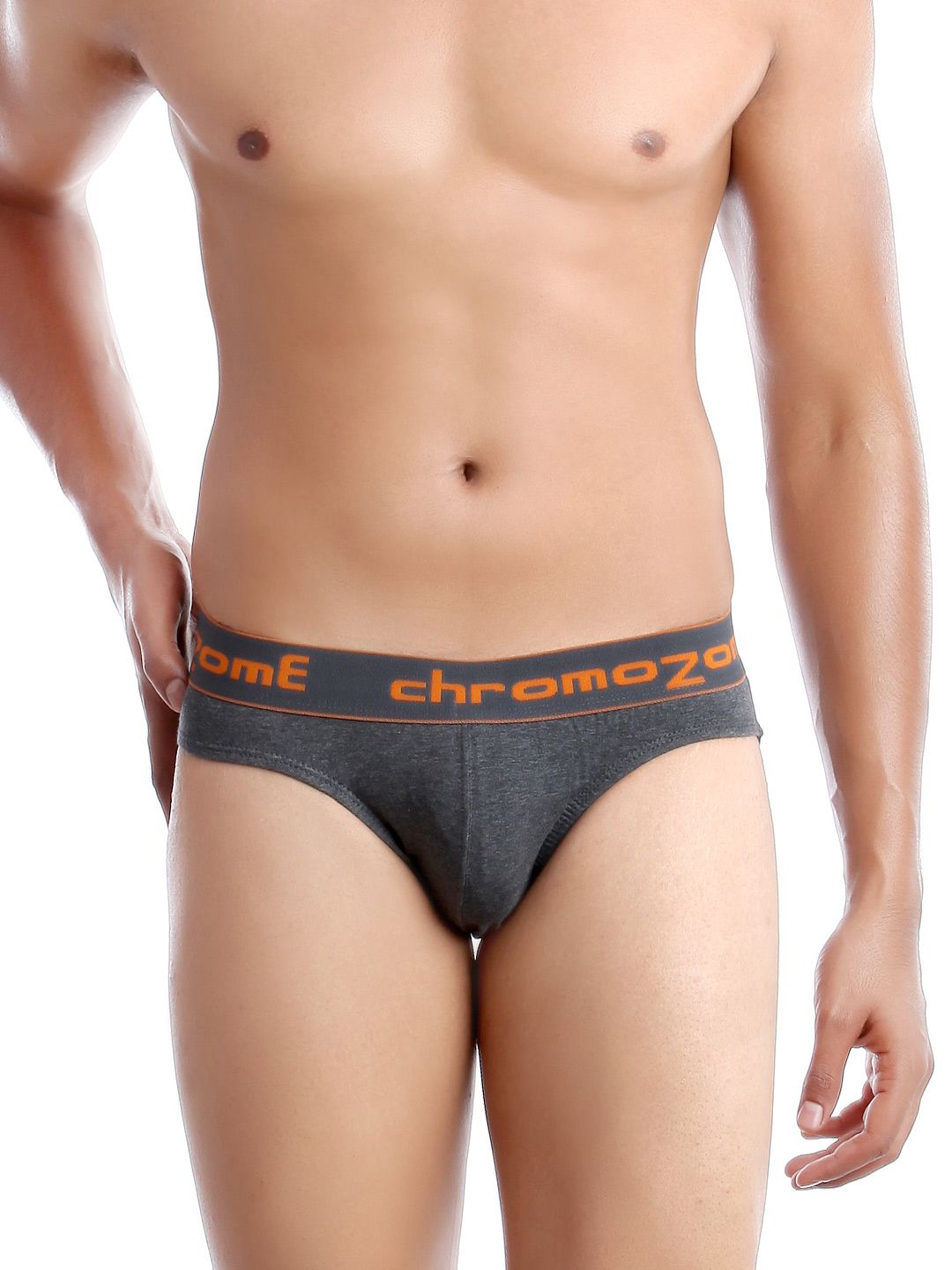 Chromozome Men Grey Briefs