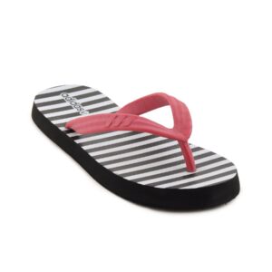 ADIDAS Women Soft Striped White Flip Flops