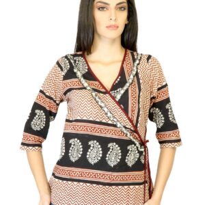 Mother Earth Women Beige Printed Top