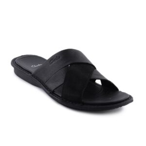 Clarks Men Black Vine Call Sandals