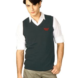 Spykar Men Rts Vneck Black Black Sweaters