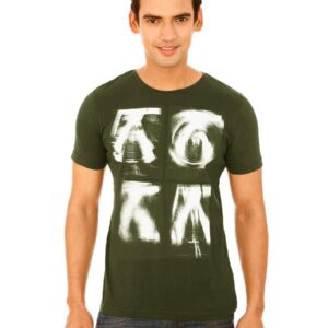 United Colors of Benetton Men Olive Tshirts