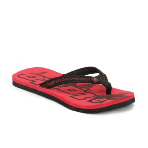 Lotto Men Red Sport Line Flip Flops