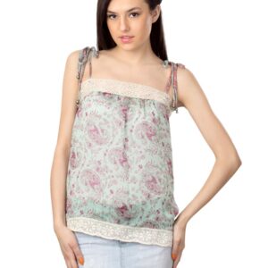 Tonga Women Green Printed Top