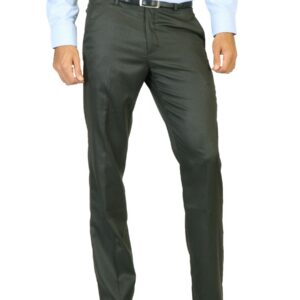 Mark Taylor Men Striped Charcoal Trousers