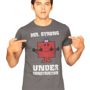 Mr.Men Men's Charcoal Polo T-shirt