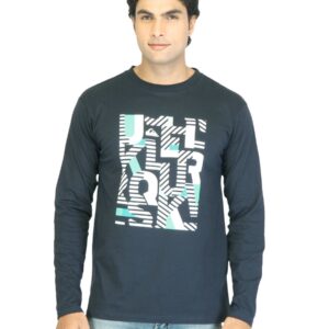 Quiksilver Men Navy Blue Basic T-shirt
