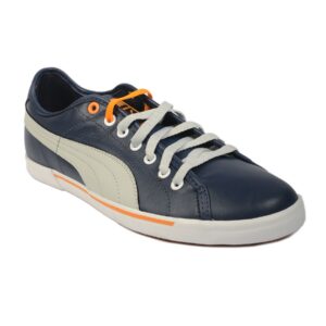Puma Unisex Benecio Leather Drip Indigo Blue Casual Shoes