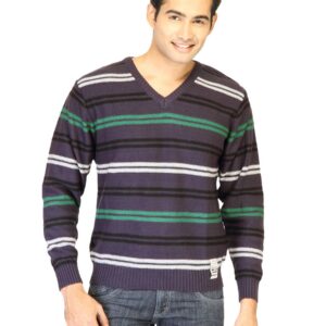 Proline Purple Striped Sweater