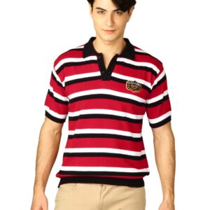 Scullers Men Red Polo T-Shirts