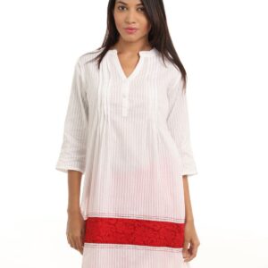 Alma Women White Kurta