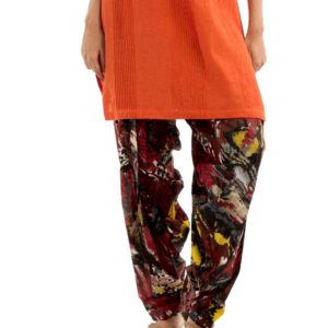 Shree Women Red & Black Patiala