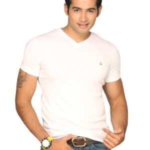 UCB Men's Contrast Logo White T-shirt