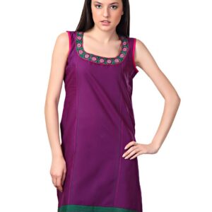 Span Women Purple Kurta