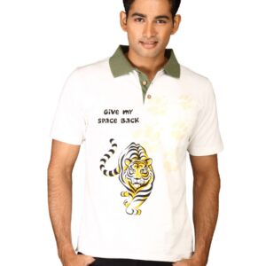 DUSG Men's Sunderbans Organic Natural T-shirt