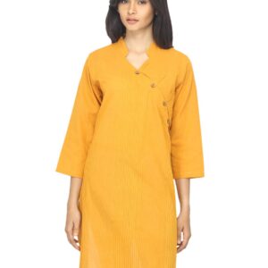 Fabindia Women Mustard Kurta