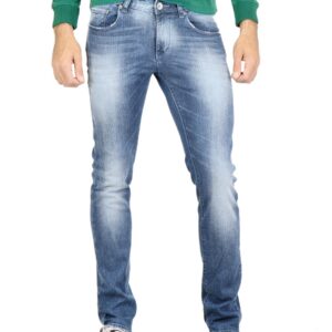 Spykar Men Washed Blue Jeans