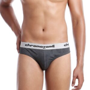 Chromozome Men Grey Briefs
