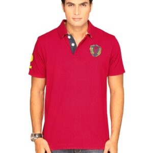 Basics Men Red Varsity T-shirt