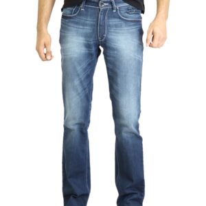 Locomotive Men Washed Blue Jeans