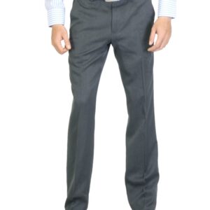 John Miller Men Charcoal Trousers