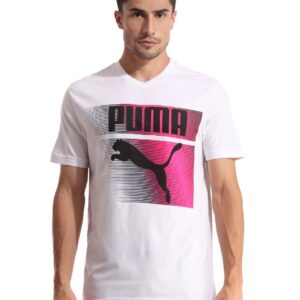 Puma Men Glyth White T-shirt