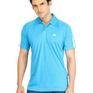 ADIDAS Men Blue Polo Tshirt