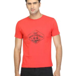 Myntra Men Heavy Weight Red T-shirt