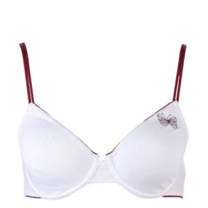 Enamor Women Smooth White Bra