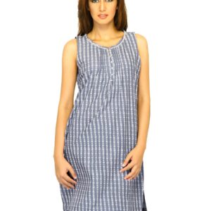 W Women Printed Blue Kurtas