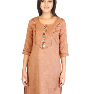 Aurelia Women Orange Kurta